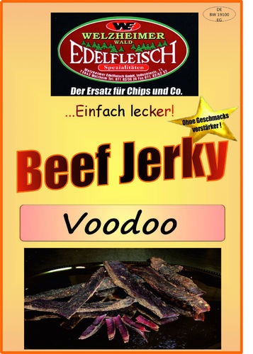 500gr Biltong Beef Jerky Voodoo Würzung